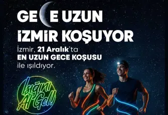 Yılın en uzun gecesinde İzmir ışıklarla koşacak
