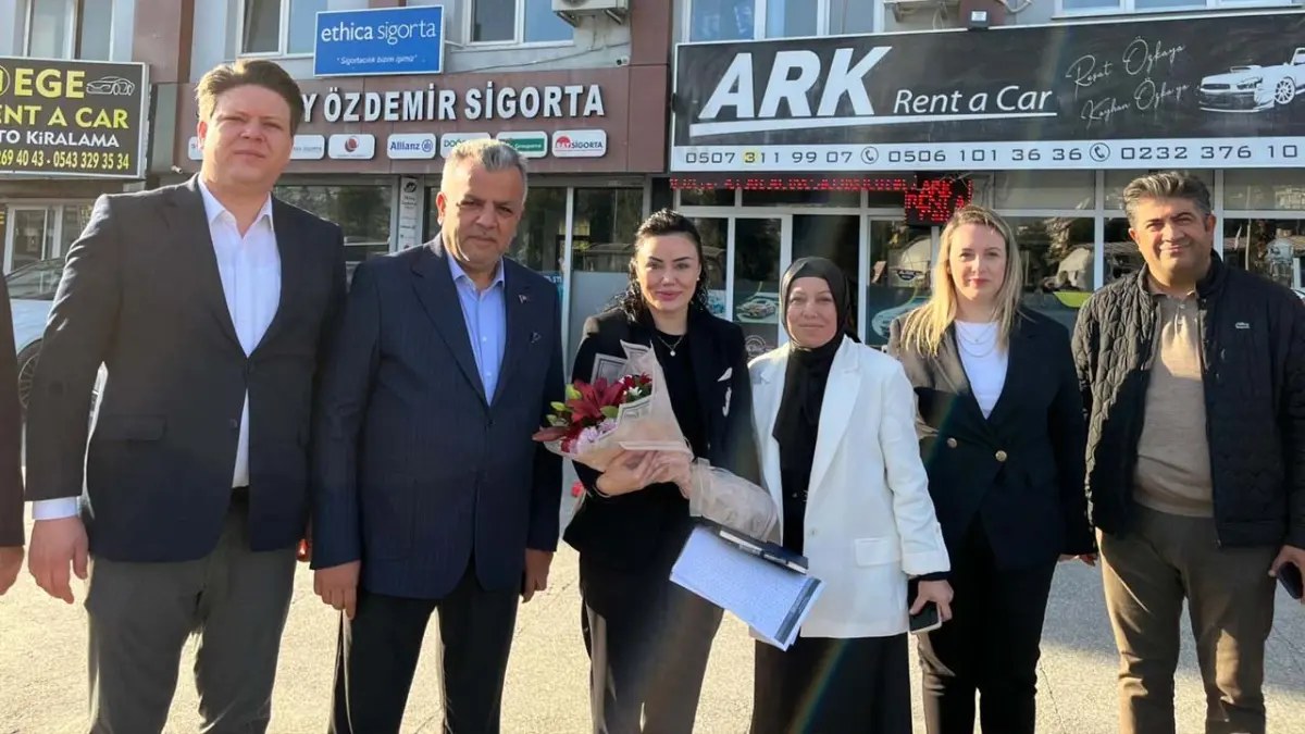 AK Partili Taslak ve  Turhanoğlu'ndan Çiğli'ye ziyaret haberinin görseli