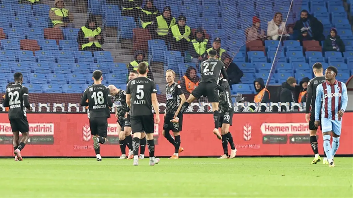 Alanyaspor, Trabzonspor'u Kupa'da 1-0 mağlup etti haberinin görseli
