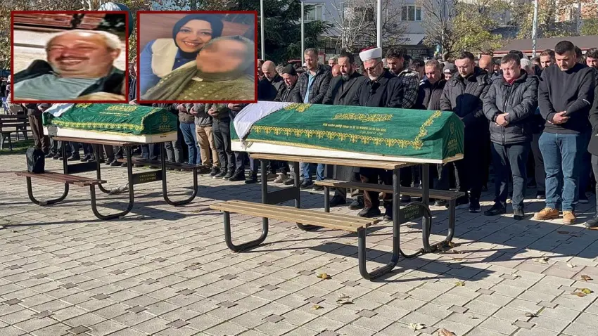 Bursa’daki aile faciasında acı veda: Baba ve kız yan yana defnedildi haberinin görseli