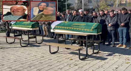 Bursa’daki aile faciasında acı veda: Baba ve kız yan yana defnedildi