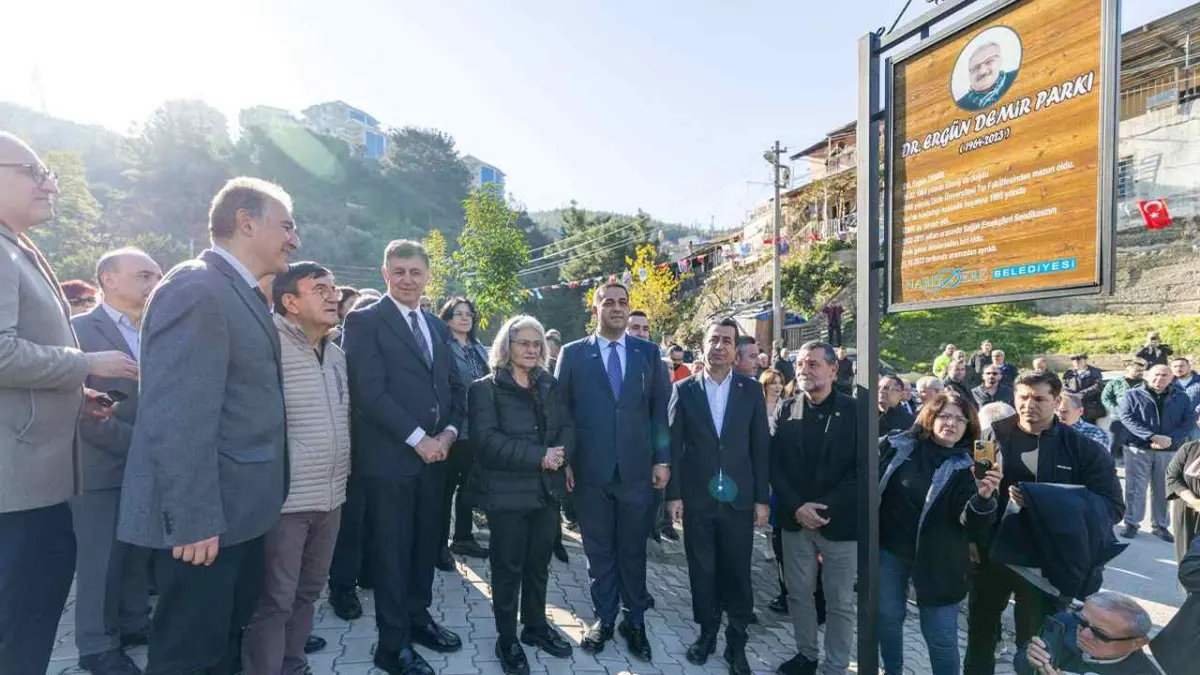 Narlıdere’de Dr. Ergün Demir Parkı açıldı haberinin görseli