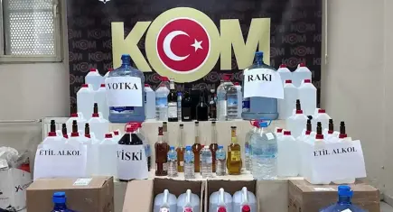 İzmir’de kaçak içki operasyonu: 2 kişi tutuklandı