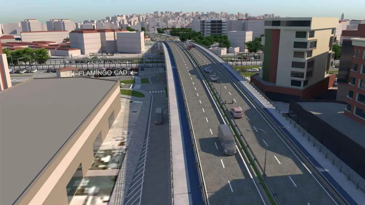 Şemikler’de trafiği rahatlatacak üst geçit projesi haberinin görseli