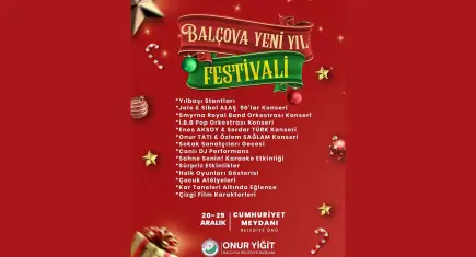 Balçova’da yeni yıl heyecanı 10 gün boyunca sürecek