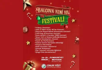 Balçova’da yeni yıl heyecanı 10 gün boyunca sürecek