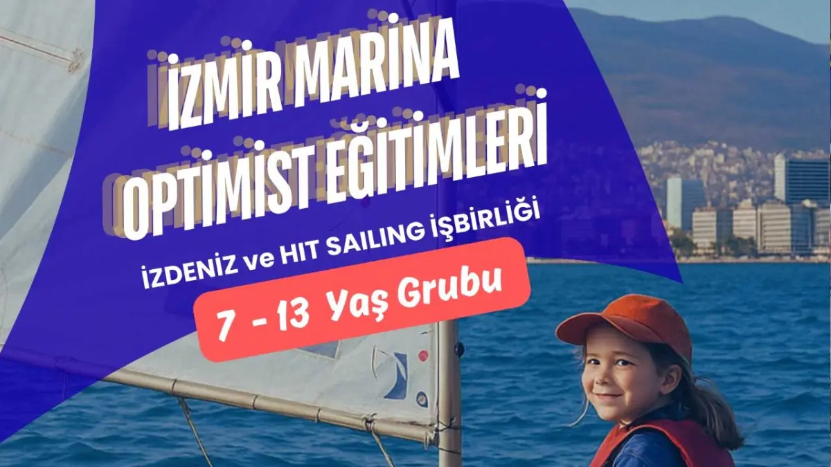 İzmir Marina’da kış aylarında da yelken heyecanı sürüyor haberinin görseli