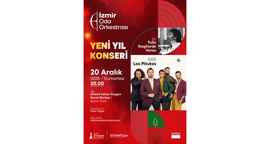 İzmir Oda Orkestrası’ndan Yeni Yıla Özel Konser haberinin görseli