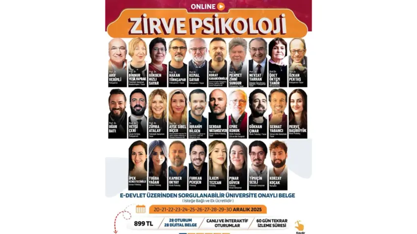 Psikoloji dünyasının önde gelen isimleri bu seminerde haberinin görseli