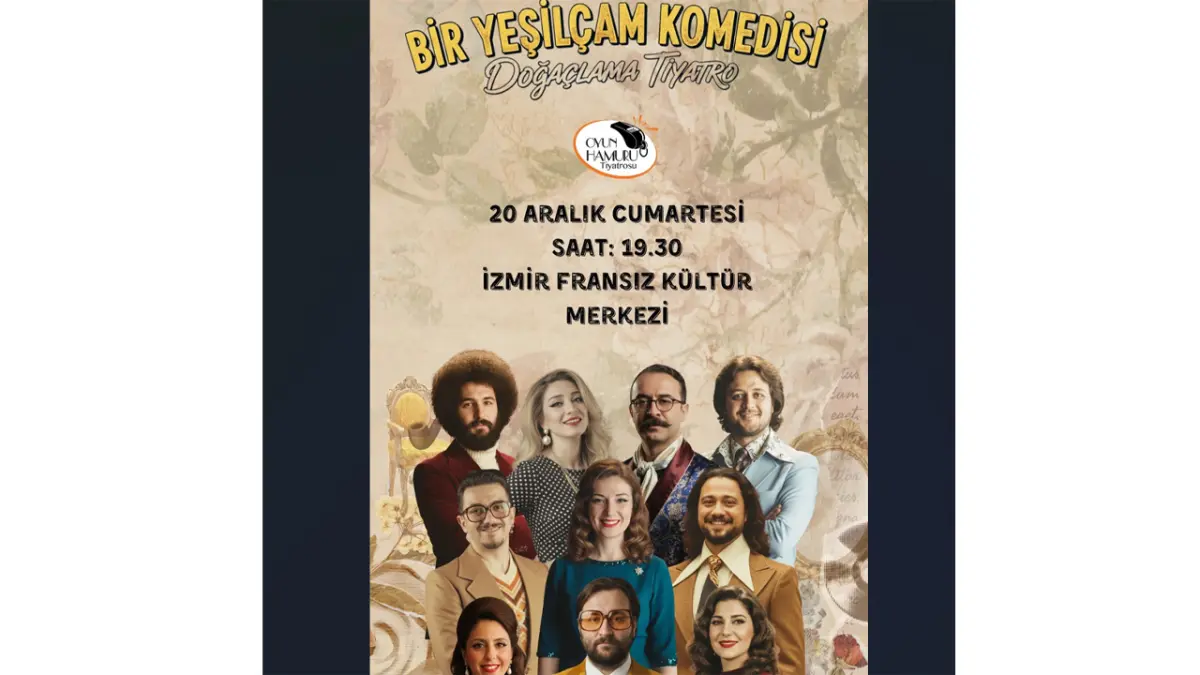 Yeşilçam ruhu doğaçlamayla sahneye taşınıyor haberinin görseli