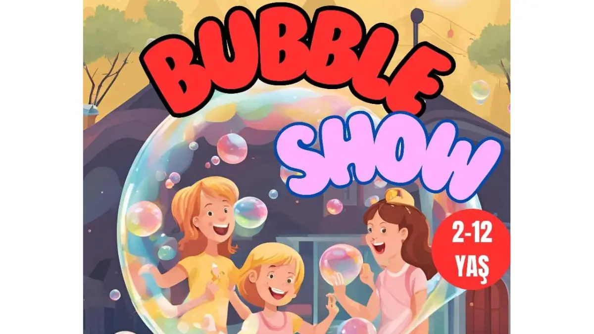 Bubble Show, İzmir’de çocuklara sihirli anlar yaşatacak haberinin görseli