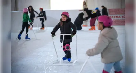 Yeni yıl coşkusu pistlerde