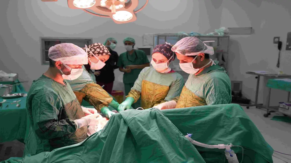 70 yaşındaki kadının karnından 2,2 kiloluk tümör çıkarıldı haberinin görseli