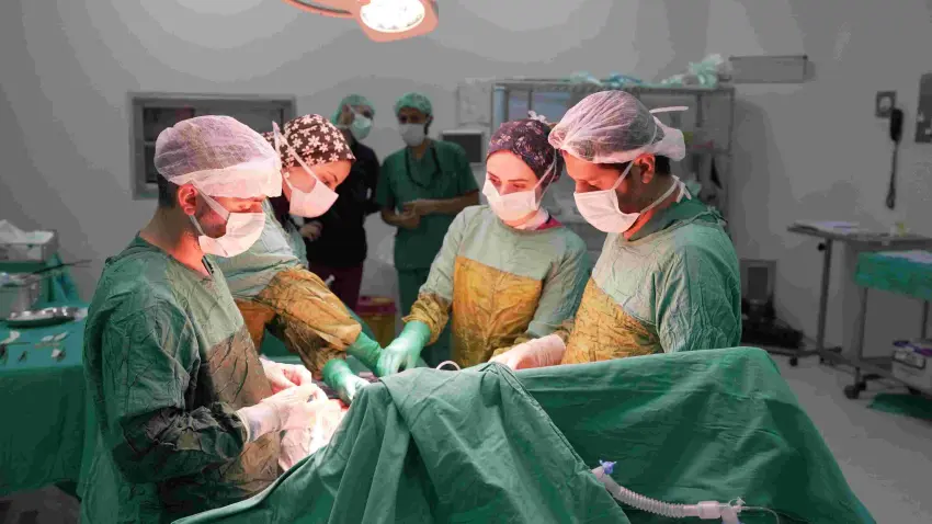 70 yaşındaki kadının karnından 2,2 kiloluk tümör çıkarıldı haberinin görseli