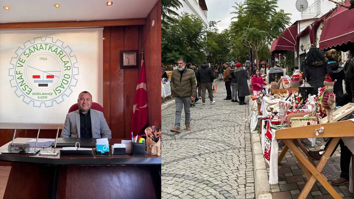 Güzelbahçe’de yılbaşı coşkusu esnaf panayırı ile yaşanacak haberinin görseli