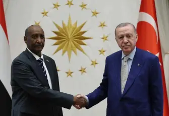 Cumhurbaşkanı Erdoğan, Sudan Egemenlik Konseyi Başkanı Burhan ile görüştü