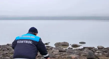 Kaçak ağa takılan 105 sazan canlı kurtarıldı