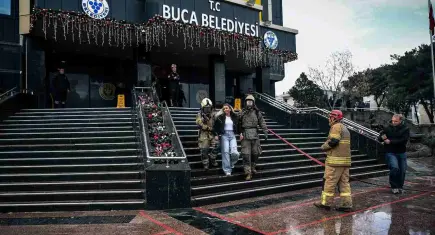 Buca’da gerçeği aratmayan yangın tatbikatı