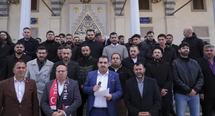 Gazze saldırıları İzmir’de protesto edildi