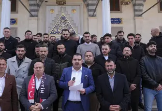 Gazze saldırıları İzmir’de protesto edildi