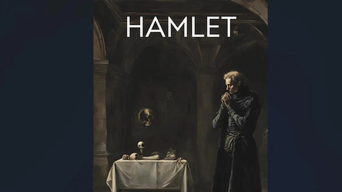 Hamlet, traji-komik yorumu ile sahnede haberinin görseli