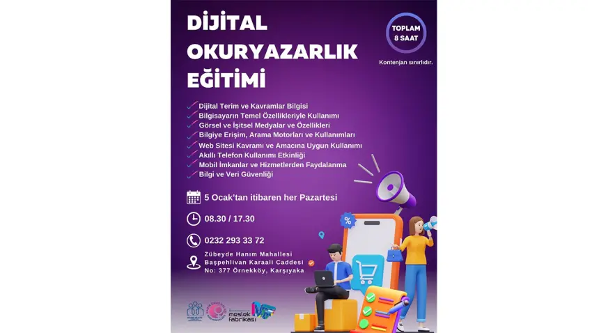 İzmirli kadınlara dijital dünyada güçlenme fırsatı