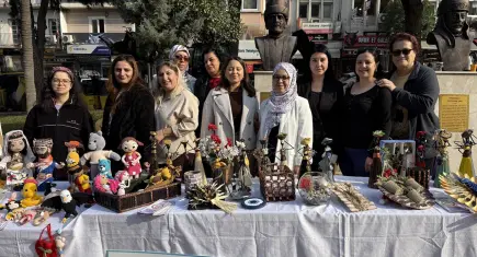Tire’de kadınların el emeği ürünleri görücüye çıktı