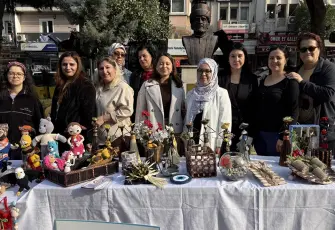 Tire’de kadınların el emeği ürünleri görücüye çıktı