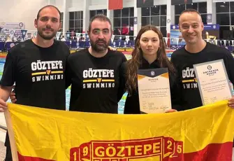 Göztepe'li Derin Akar, 11 yıllık Türkiye rekorunu kırarak tarihe geçti