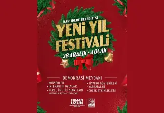 Narlıdere’de Yeni Yıl Coşkusu Sokağa Taşıyor