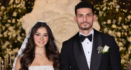 Samet Akaydın ve Hazal Çağlar evlendi: Nikah şahitleri milli takımdan!