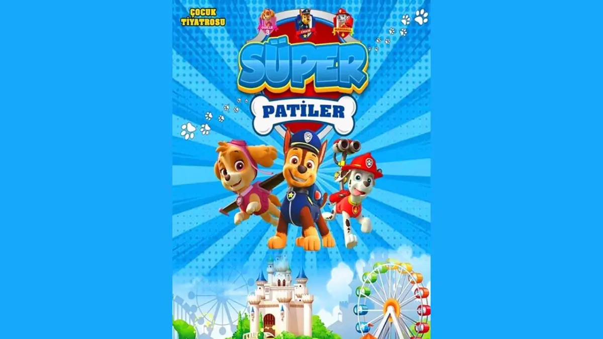 Süper Patiler, küçük seyircilerle buluşuyor haberinin görseli