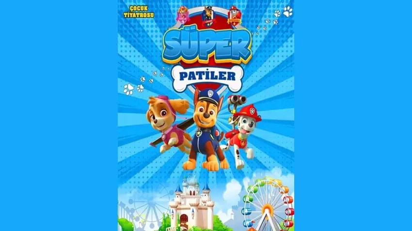 Süper Patiler, küçük seyircilerle buluşuyor haberinin görseli