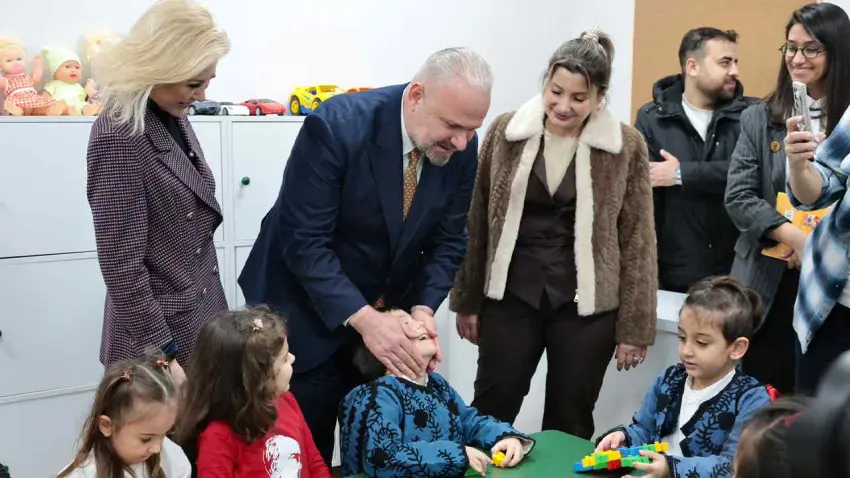 Başkan Pehlivan ve çocuklar