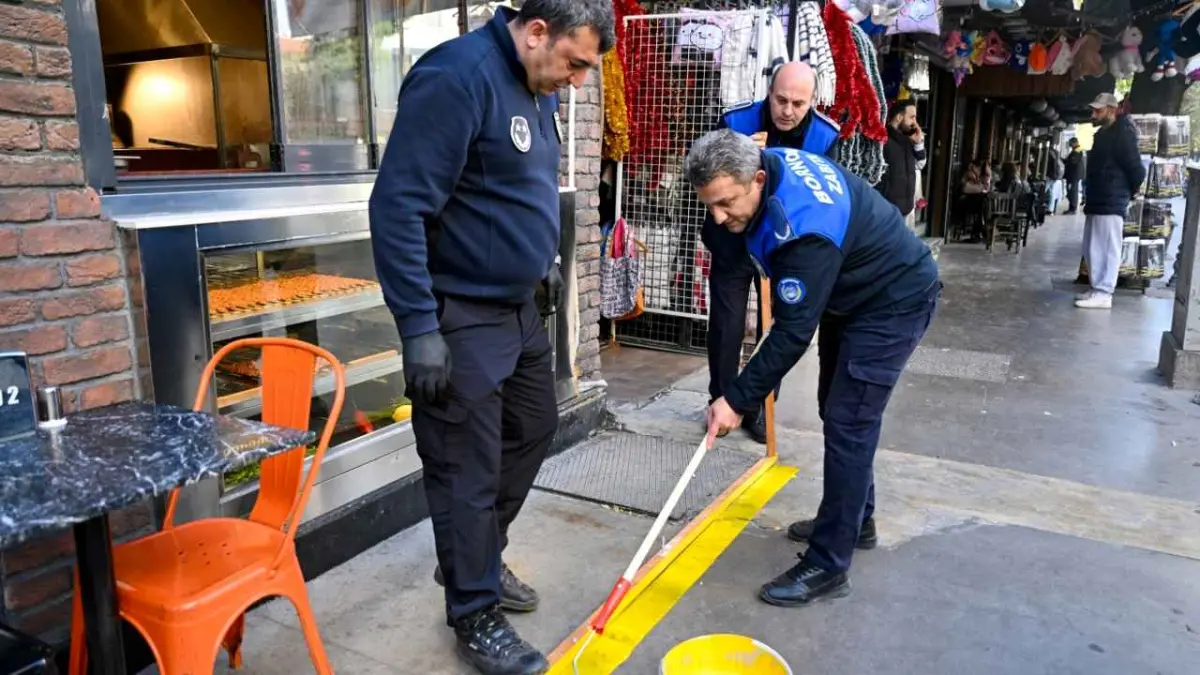 Küçükpark’ta kaldırımlar artık daha güvenli haberinin görseli