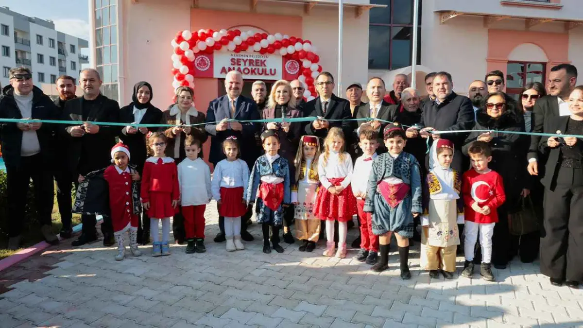 Menemen Belediyesi’nden miniklere yeni anaokulu haberinin görseli