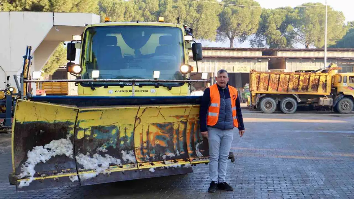 Ödemiş Belediyesi kış için hazırlıklarını tamamladı haberinin görseli