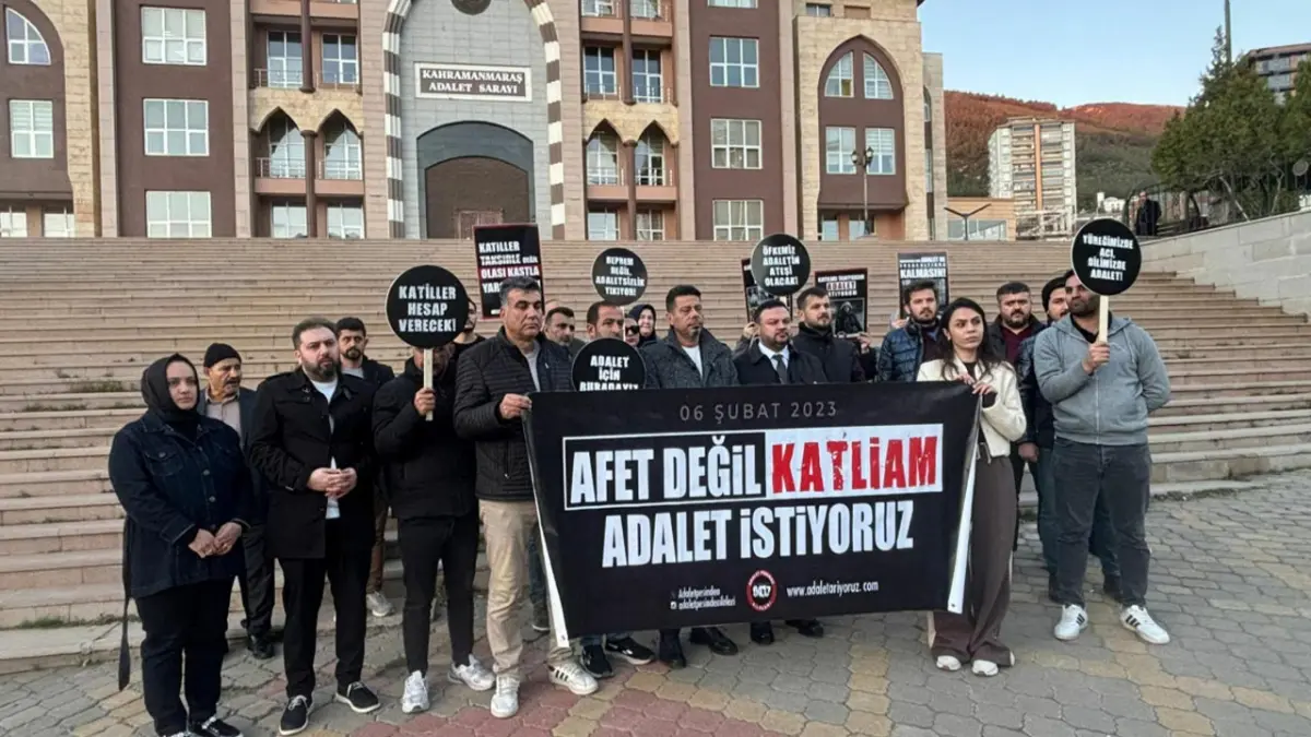 Deprem mağdurlarından hak temelli adalet talebi haberinin görseli