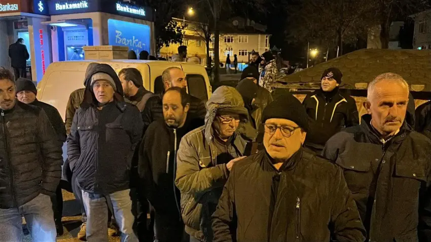 Edirne’de su kesintileri nedeniyle mahalleli eylem yaptı: 10 gündür sularımız akmıyor