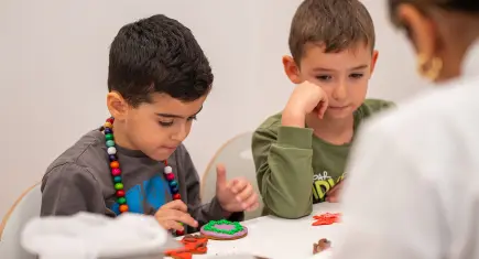 İEÜ’nün minik şeflerinden yılbaşı temalı kurabiye