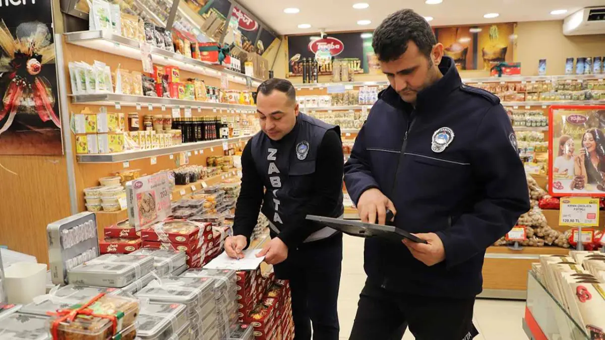 Menderes’te yılbaşı öncesi zabıtalardan denetim haberinin görseli