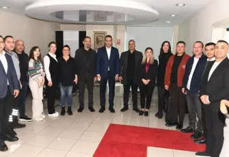 Başkan Yıldız, yeni yıl öncesi çalışanlarla buluştu