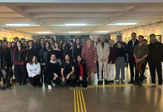 Ege Üniversitesi'nde ‘Karakalem’ resim sergisi sanatseverlerle buluştu