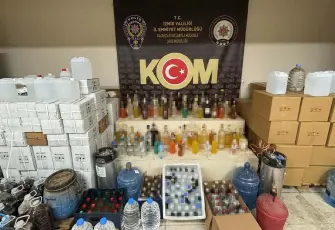 İzmir’de sahte alkol operasyonu: 5 kişi tutuklandı