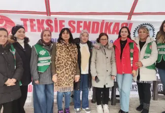 İzmir Mor Dayanışma’dan Digel Tekstil işçilerine dayanışma ziyareti