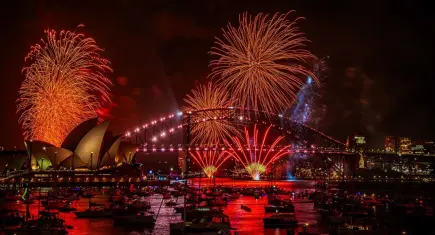 Sidney semalarında görsel şölen: Avustralya 2026’ya havai fişeklerle girdi