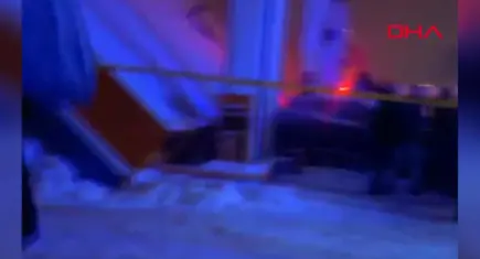 Hakkari’de facianın eşiğinden dönüldü: Akaryakıt istasyonunun çatısı çöktü!