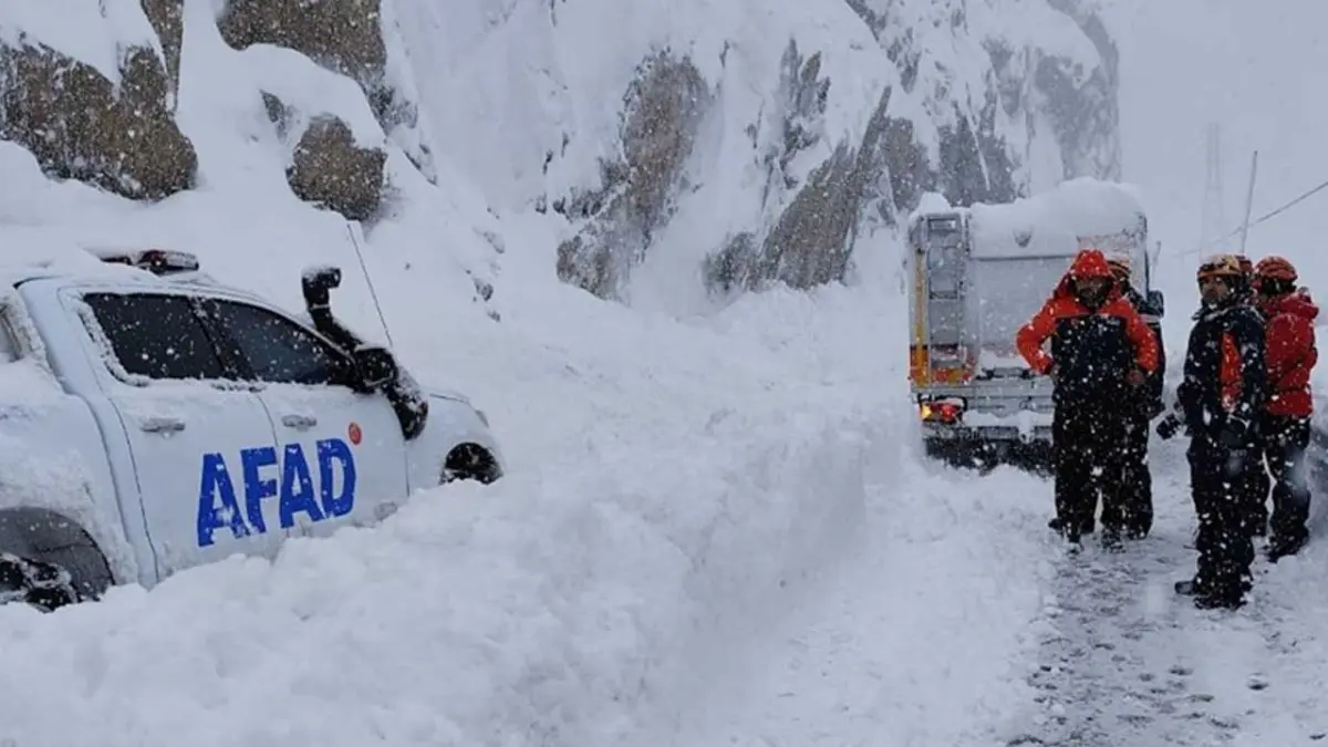AFAD, bazı iller için çığ uyarısında bulundu haberinin görseli