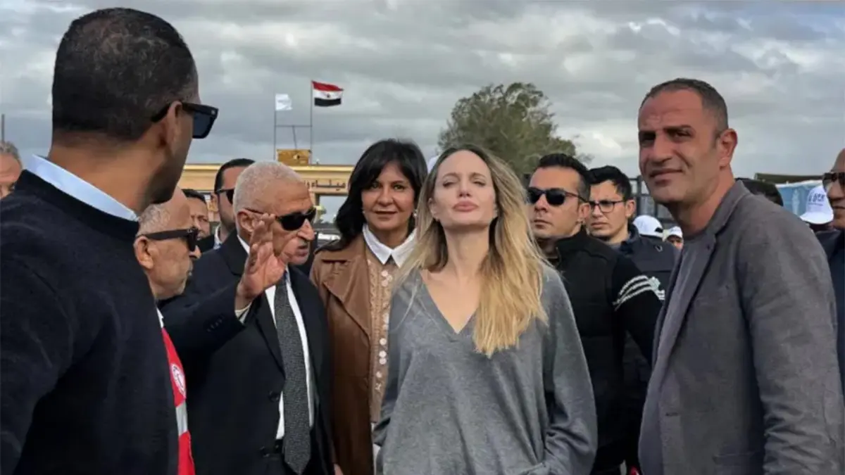 Angelina Jolie’den Gazze sınırına ziyaret haberinin görseli