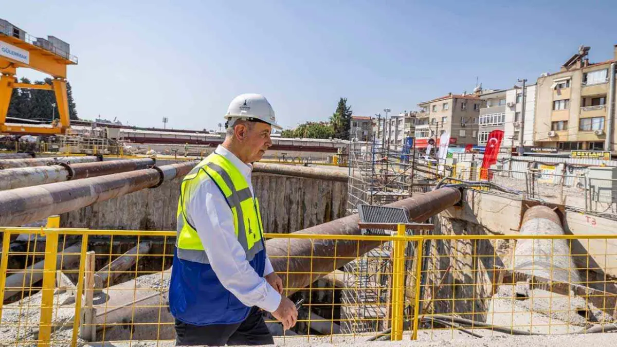 Buca Metrosu’nda tünel kazılarında sona gelindi haberinin görseli